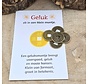 5 Mini Chinese Geluksmuntjes met Kaartje