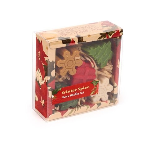 Winterkruiden Botanische Kerstmis Set 5 Waxmelts
