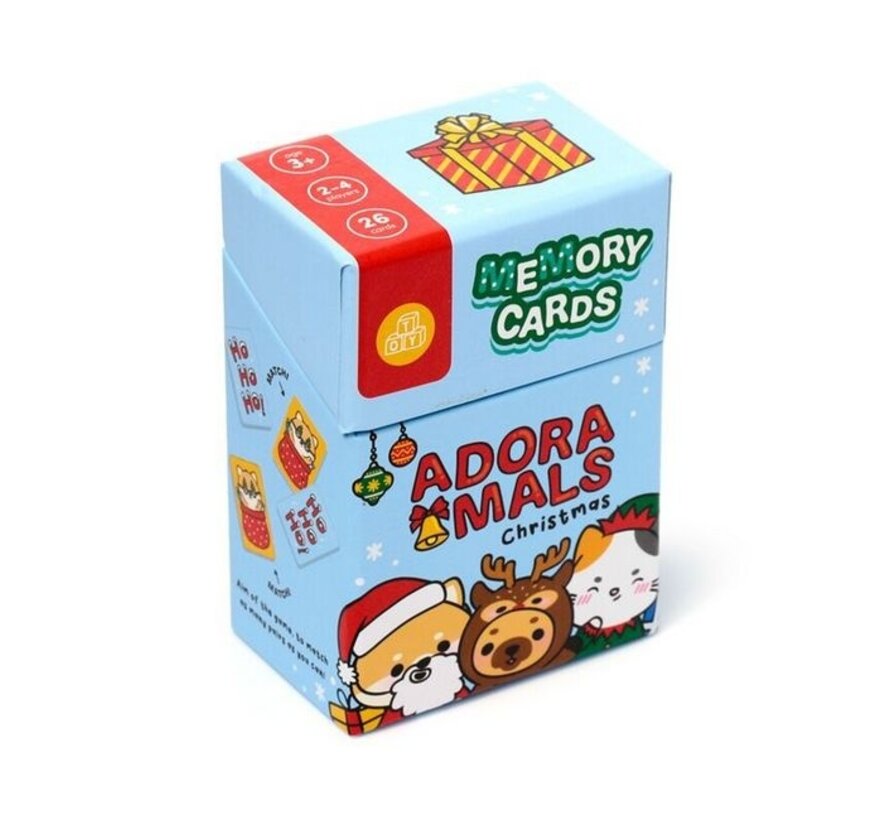 Kerstmis Adoramals Kids Memory Kaartset