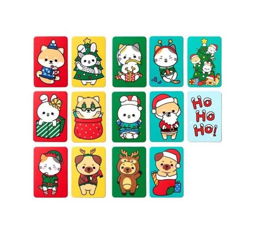 Kerstmis Adoramals Kids Memory Kaartset