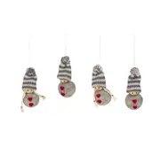 Stoffen winterpop 4 stuks