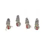 Stoffen winterpop 4 stuks