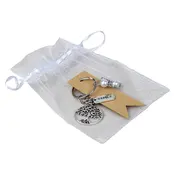 Sleutelhanger met engel en levensboom