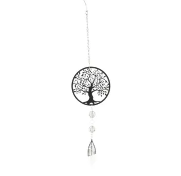 Windgong van roestvrij staal Tree of Life