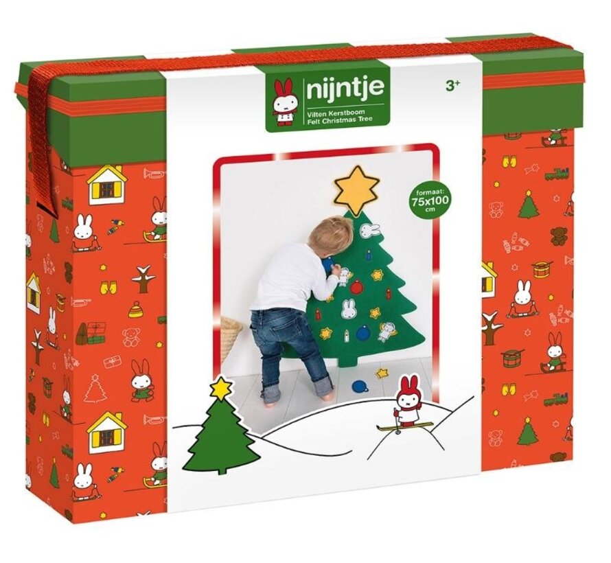 Nijntje kerstboom vilt