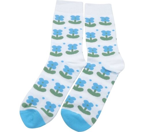 Sokken vergeet me nietje