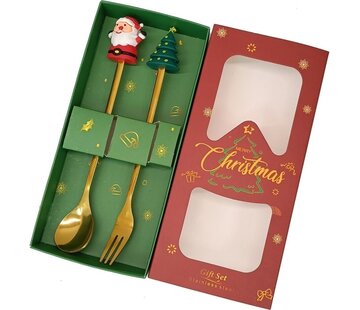 Kerst Bestek 2-delig