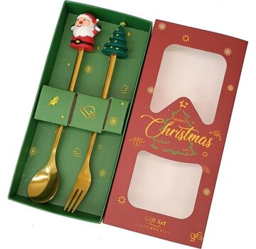 Kerst Bestek 2-delig