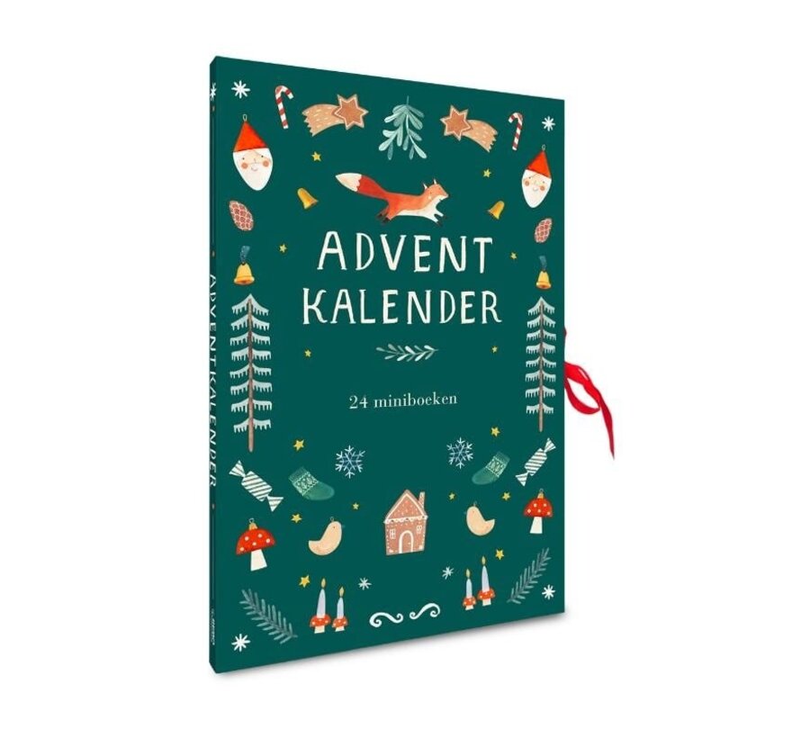 Adventkalender met 24 mini boekjes