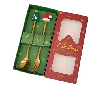 2-delige Kerst Bestek Set