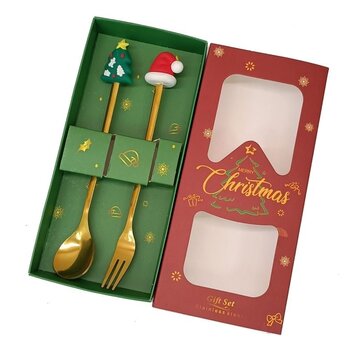 2-delige Kerst Bestek Set