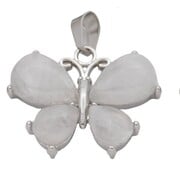 Bergkristal Vlinder Edelsteen Hanger