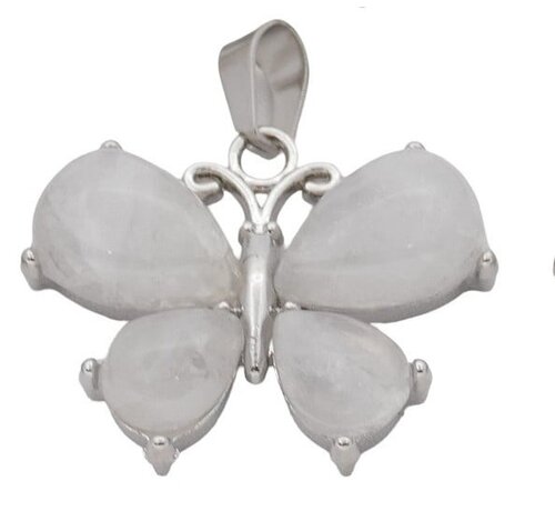 Bergkristal Vlinder Edelsteen Hanger