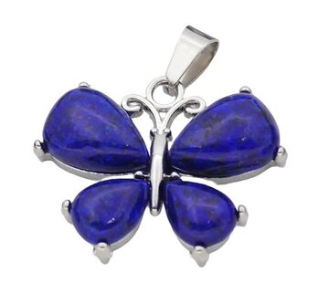 Lapis Lazul Vlinder Edelsteen Hanger