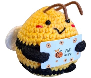 Gebreide bij - Be Happy