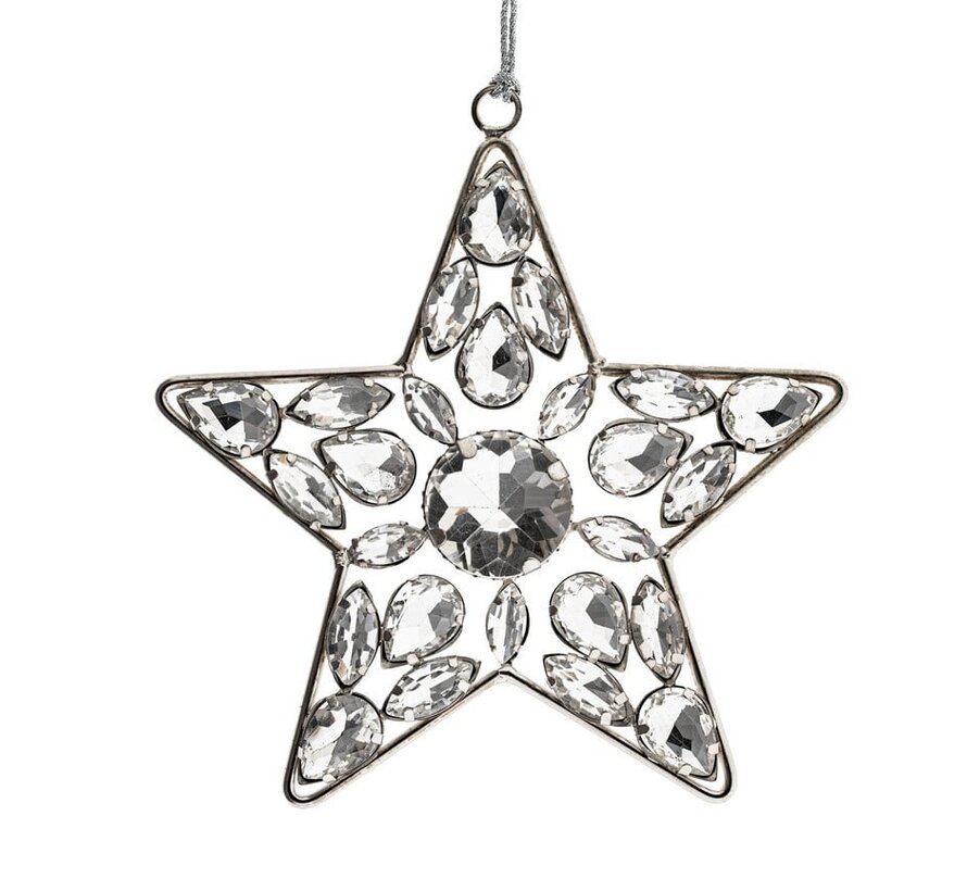 Kristallen ster 12,5 cm