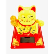 Lucky Cat Solar Light goudkleurig