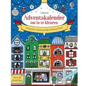Adventskalender om in te kleuren