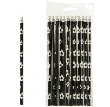 Potlood voetbal 12 stuks