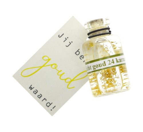 Flesje bent goud waard