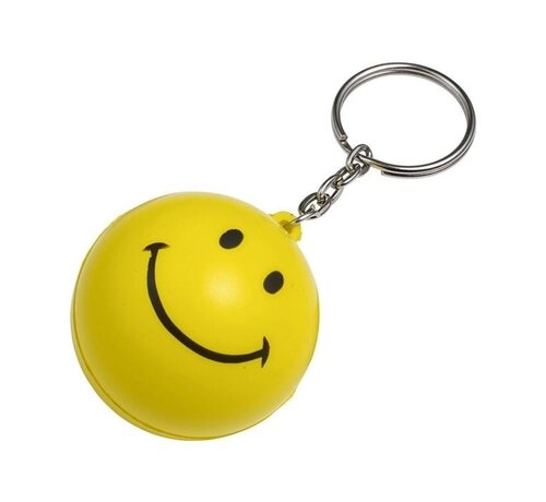 10 x Sleutelhanger Smiley