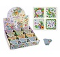 Magic handoek vlinder met bloemen