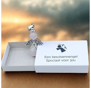 Wensdoosje Beschermengel van Rozenkwarts