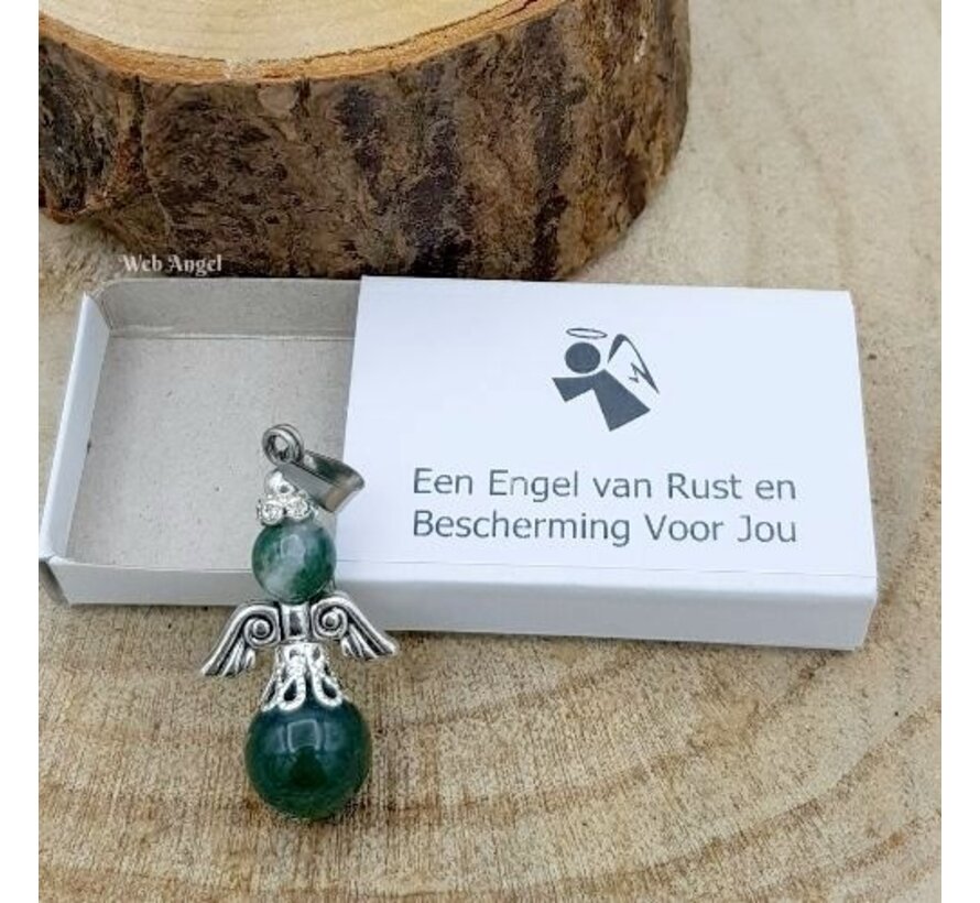 Wensdoosje Beschermengel Mosagaat | Rust & Bescherming