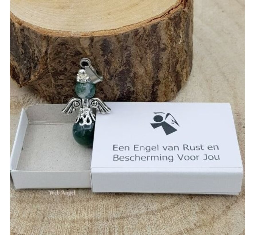 Wensdoosje Beschermengel Mosagaat | Rust & Bescherming