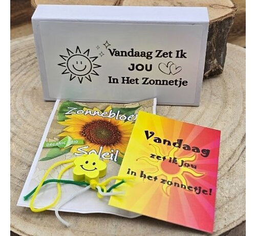 Wensdoosje Vandaag Zet Ik Jou in het Zonnetje | Groot