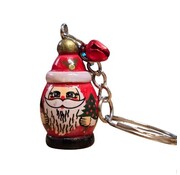 Sleutelhanger kerstman met belletjes