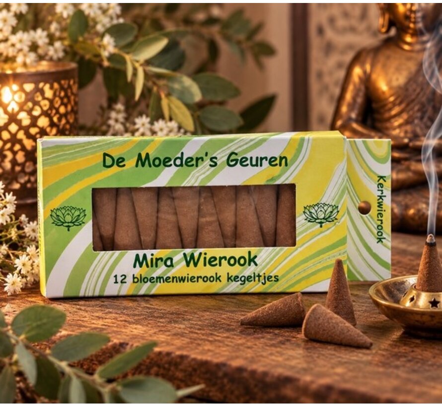 Moeders geuren  Kerkwierook 12 kegeltjes