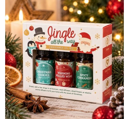 Set van 3 Kerst Geuroliën