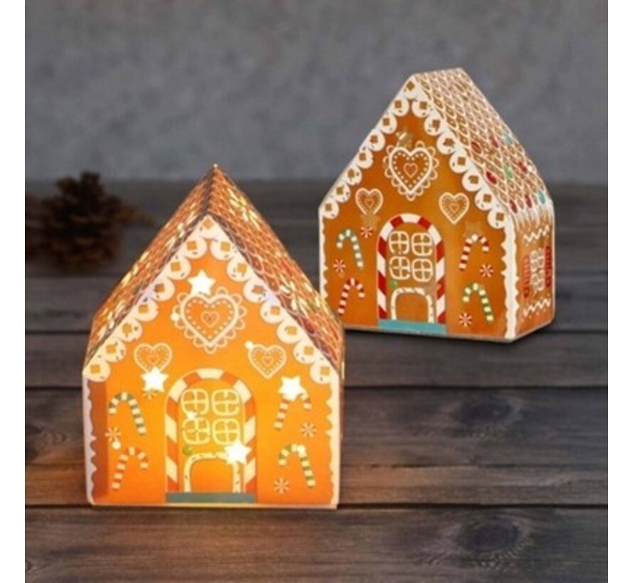 Koekhuis LED op batterij 15 cm