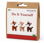 Kerst DIY knutselset Hert - 3 hangers
