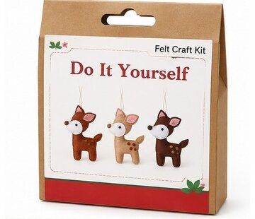 Kerst DIY knutselset Hert - 3 hangers