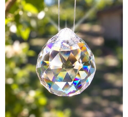 Regenboogkristal Bol 3 cm – Klein Cadeautje & Lichtpuntje