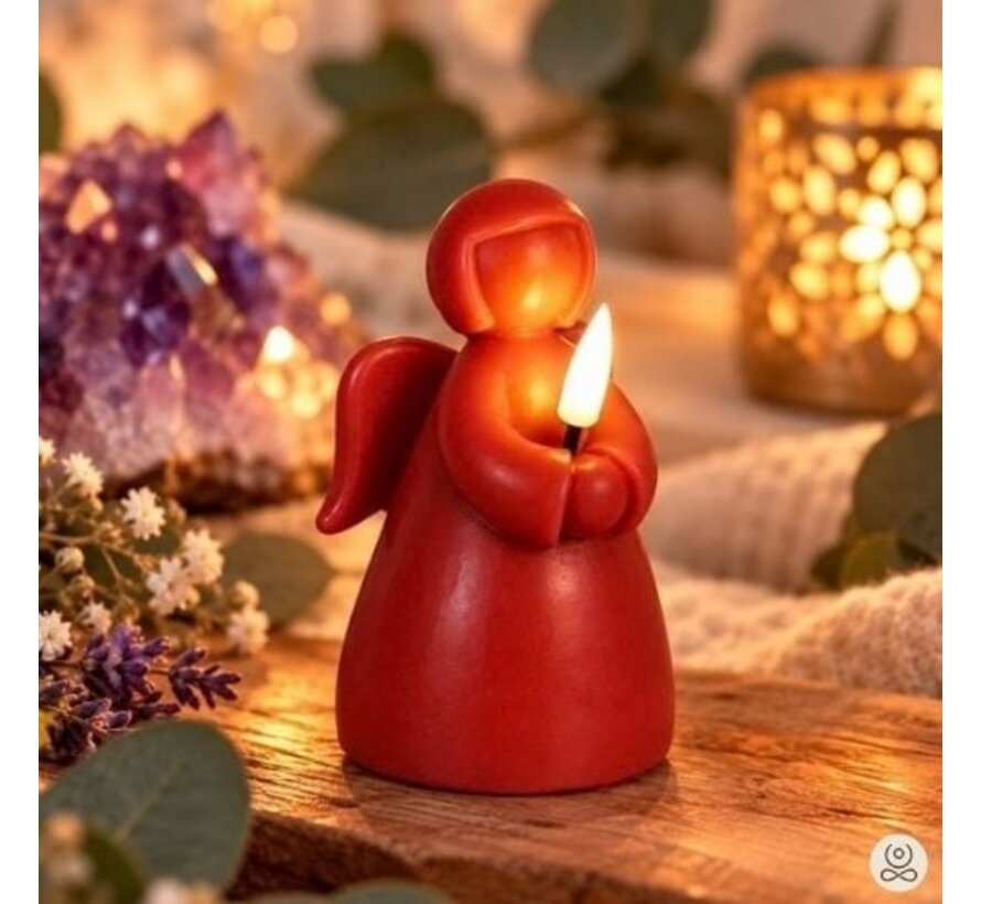 LED-Kaars Engel Rood