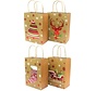 Cadeautasje Christmas 21x15x8cm - 12 stuks