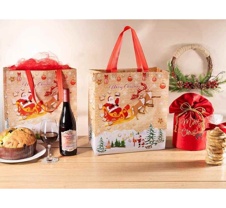 Kerst Cadeautas XL – Herbruikbaar 38 cm