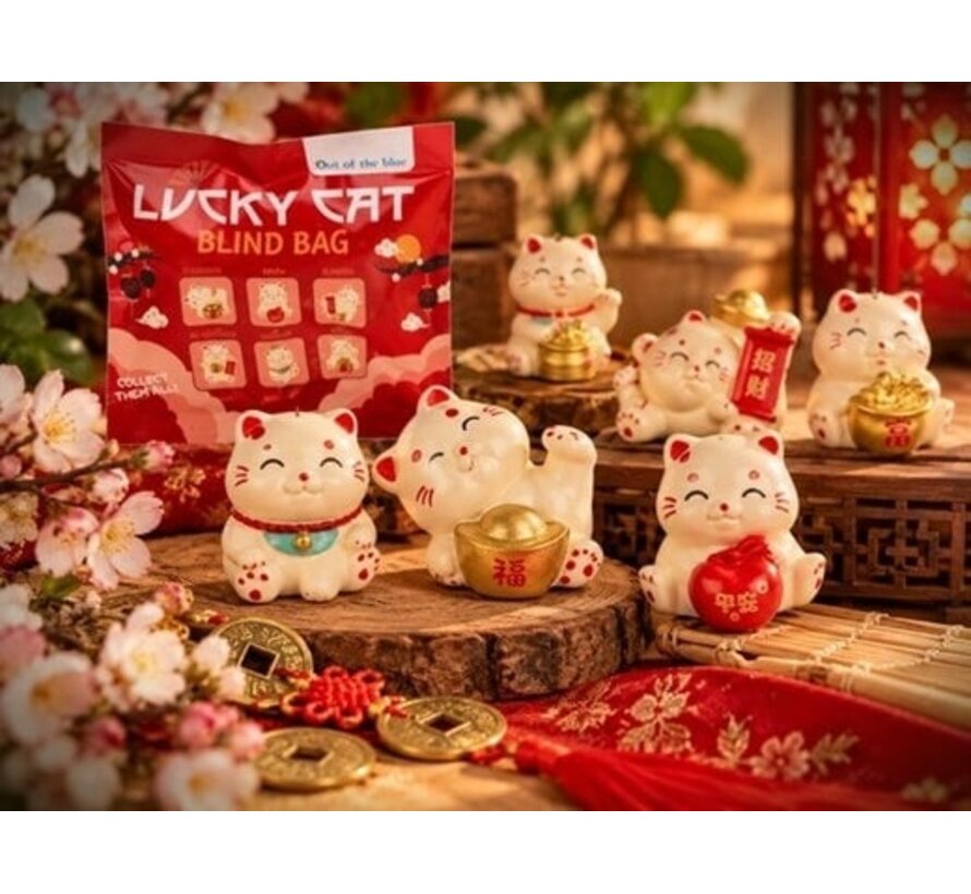 Lucky Cat Verrassingszakje – Gelukskatje Blind Bag Assorti