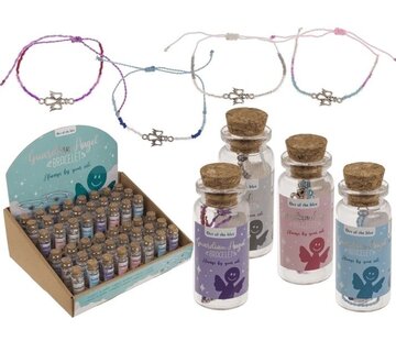 Beschermengel Armband in Glazen Flesje