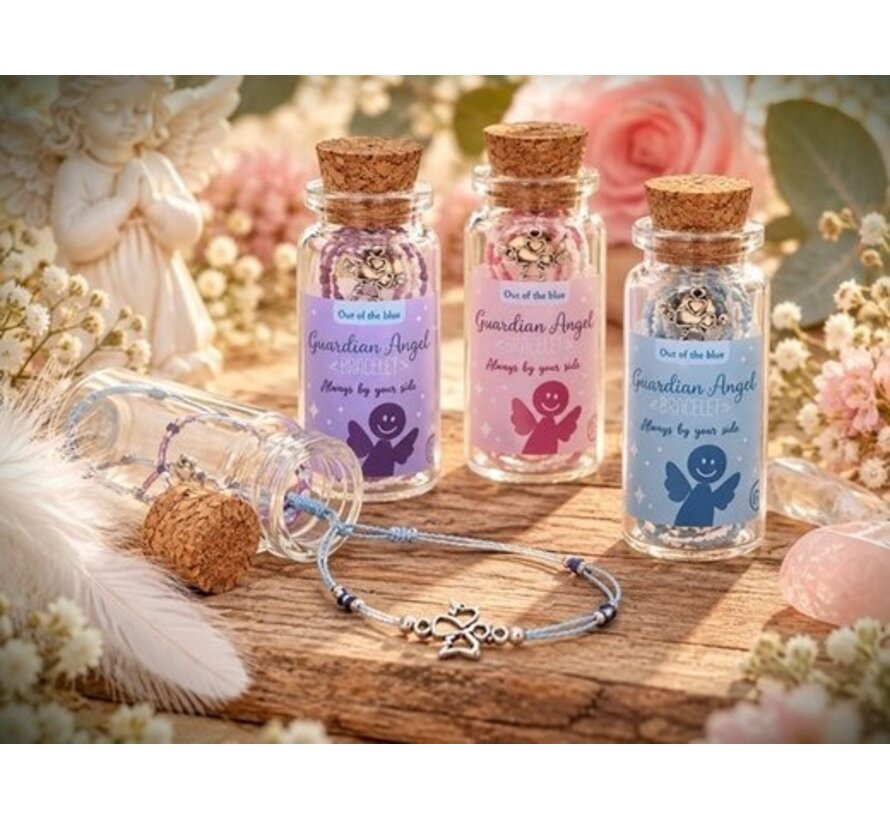Beschermengel Armband in Glazen Flesje – Guardian Angel Assorti.