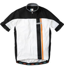 Madison Madison Road Race Short Sleeve Jersey White / Orange XL