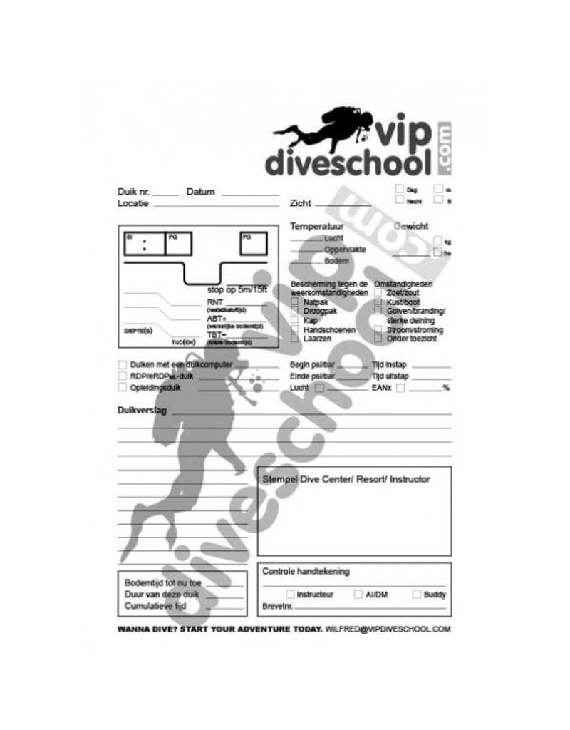 LOGBOEK VULLING/ REFILL/ NAVULLING / PADI/ SSI