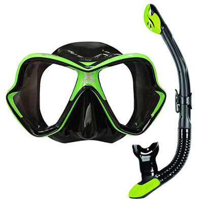 MARES X-ONE Snorkeling Set / Green - Infinity Dive