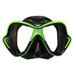 Mares X-Vision duikmasker +  Ergo Dry snorkel groen