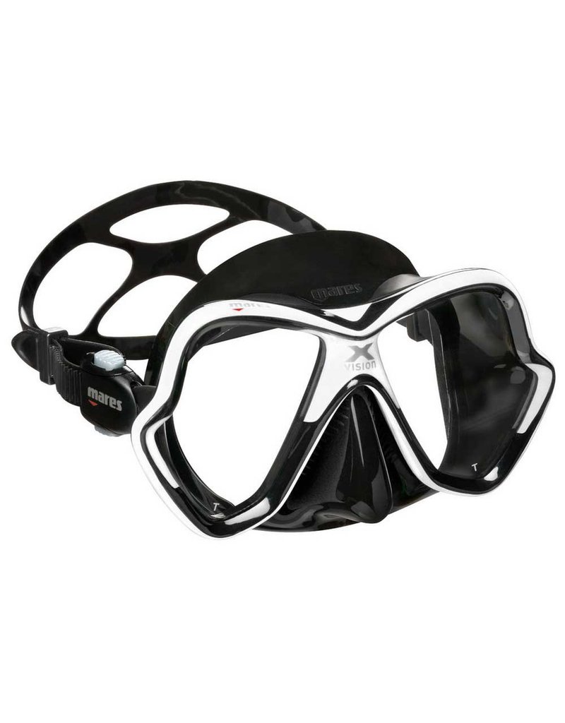 Mares X-Vision mask +  Ergo Dry snorkel white/black