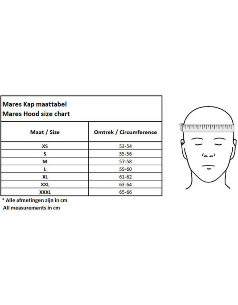 Mares XR Cap  - 4mm