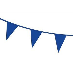Vlaggenlijn donkerblauw stevig plastic 10 meter Vlaggenlijn donkerblauw stevig plastic 10 meter